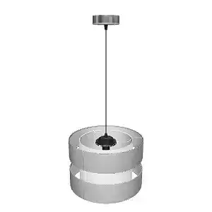 Modern Grey Hanging Fabric Lamp 3D Model Low-poly 3D model
