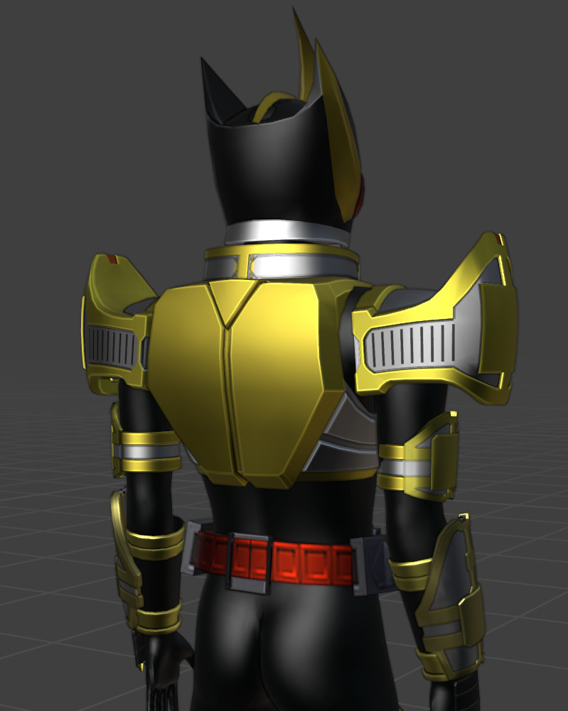 Blade King Form  EVA drawing 3D model_3