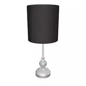 Modern Black Fabric Table Lamp 3D Model