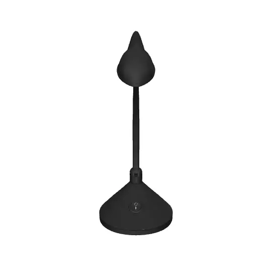 Modern Black Desk Lamp 3D Model Low-poly 3D model_0