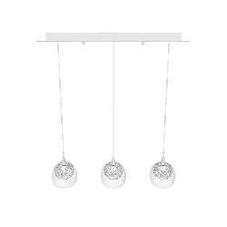 Hanging Spherical Lamp 3-Light Contemporary 3D Model Low-poly 3D model