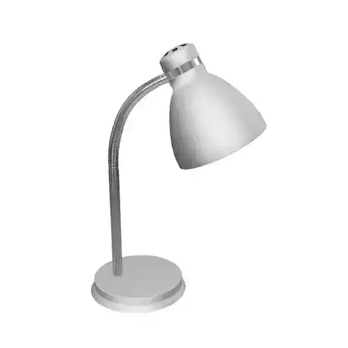 Gray Desk Lamp 3D Model - Enhancing Workspace Designs