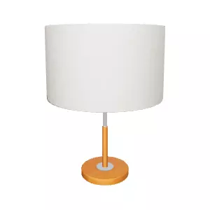 Elegant Table Lamp 3D Model for Interior Design and Visualiza... Low-poly 3D model_0