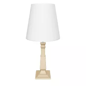 Elegant Table Lamp 3D Model for Interior Design Low-poly 3D model_0