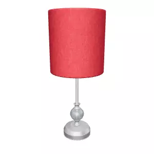 Elegant Red Table Lamp 3D Model Low-poly 3D model_0