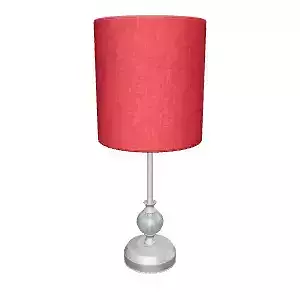 Elegant Red Table Lamp 3D Model