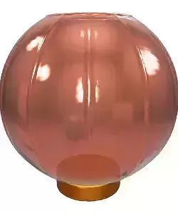 Elegant Glass Table Lamp 3D Model Low-poly 3D model
