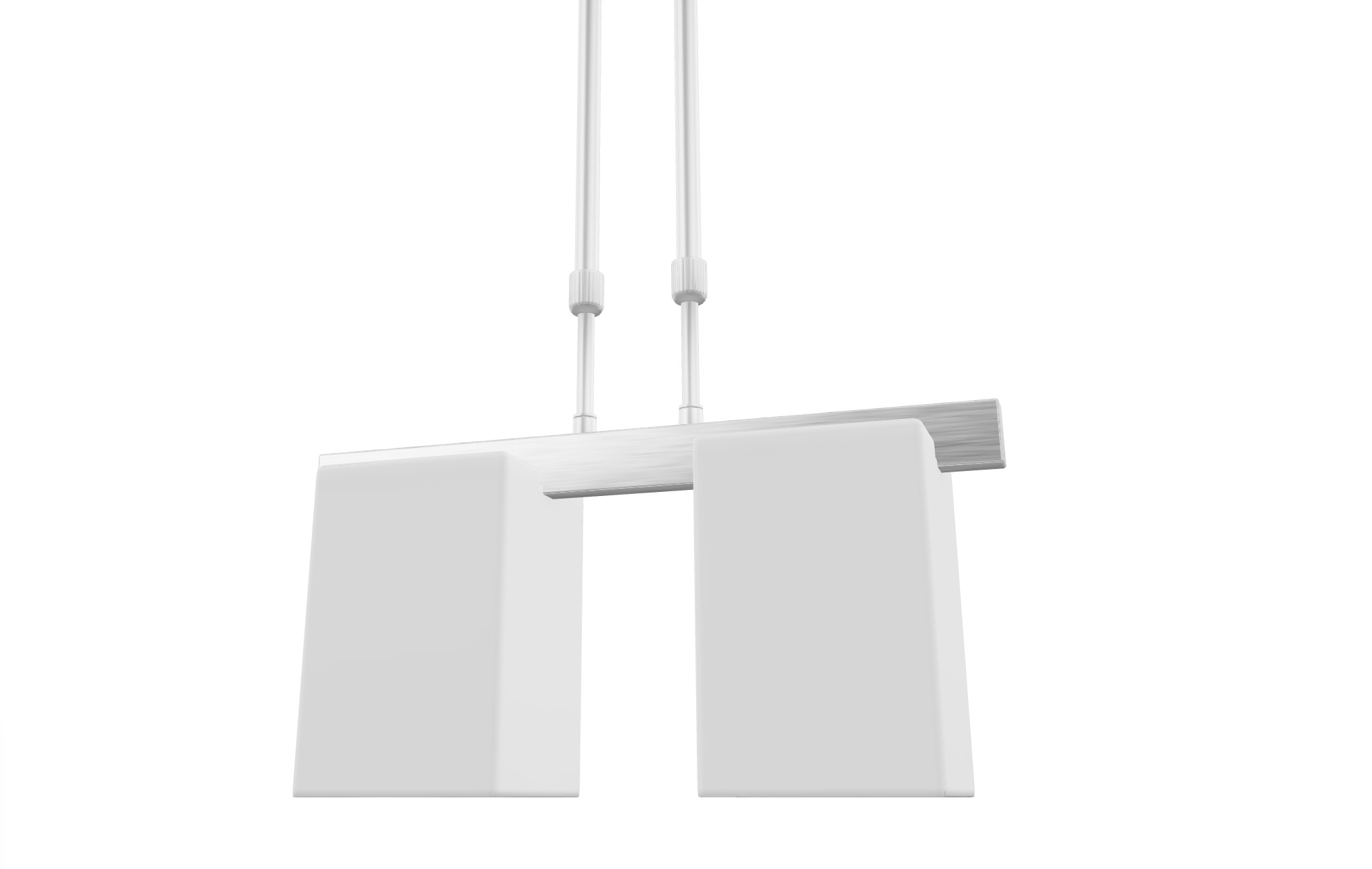 Elegant Double Pendant Lamp 3D Model Low-poly 3D model_8
