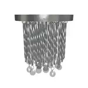 Ceiling Lamp Split 5L E14 - Realistic 3D Model