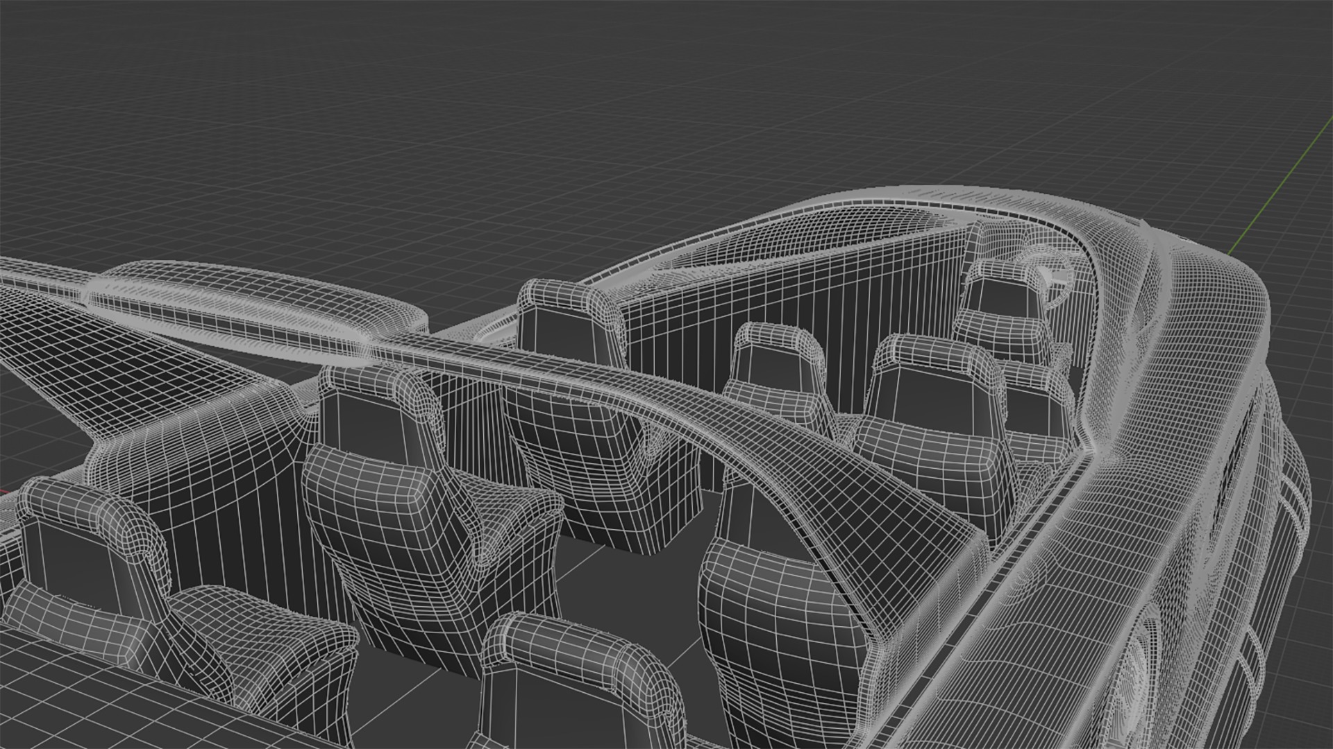 High-speed Performance Pontoon Boat 3D model_13