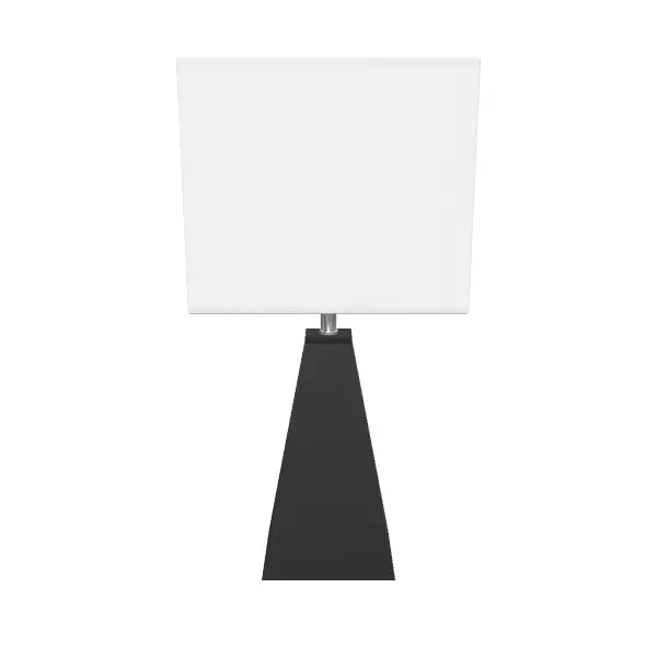 3D Model Wooden Table Lamp for Interior Design Low-poly 3D model_0