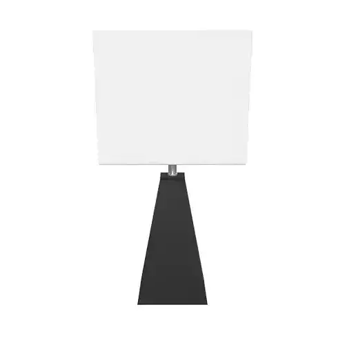 3D Model Wooden Table Lamp for Interior Design