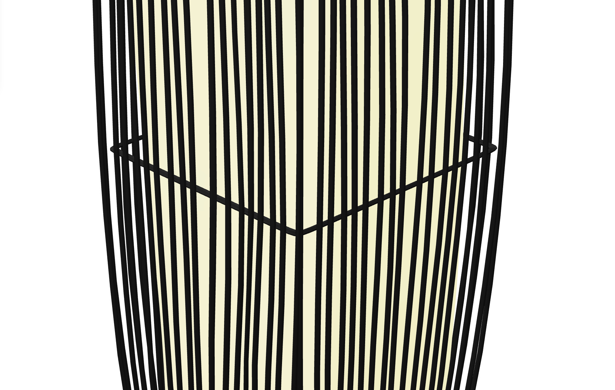 3D Bamboo Floor Lamp with E14 Sockets Light Low-poly 3D model_34