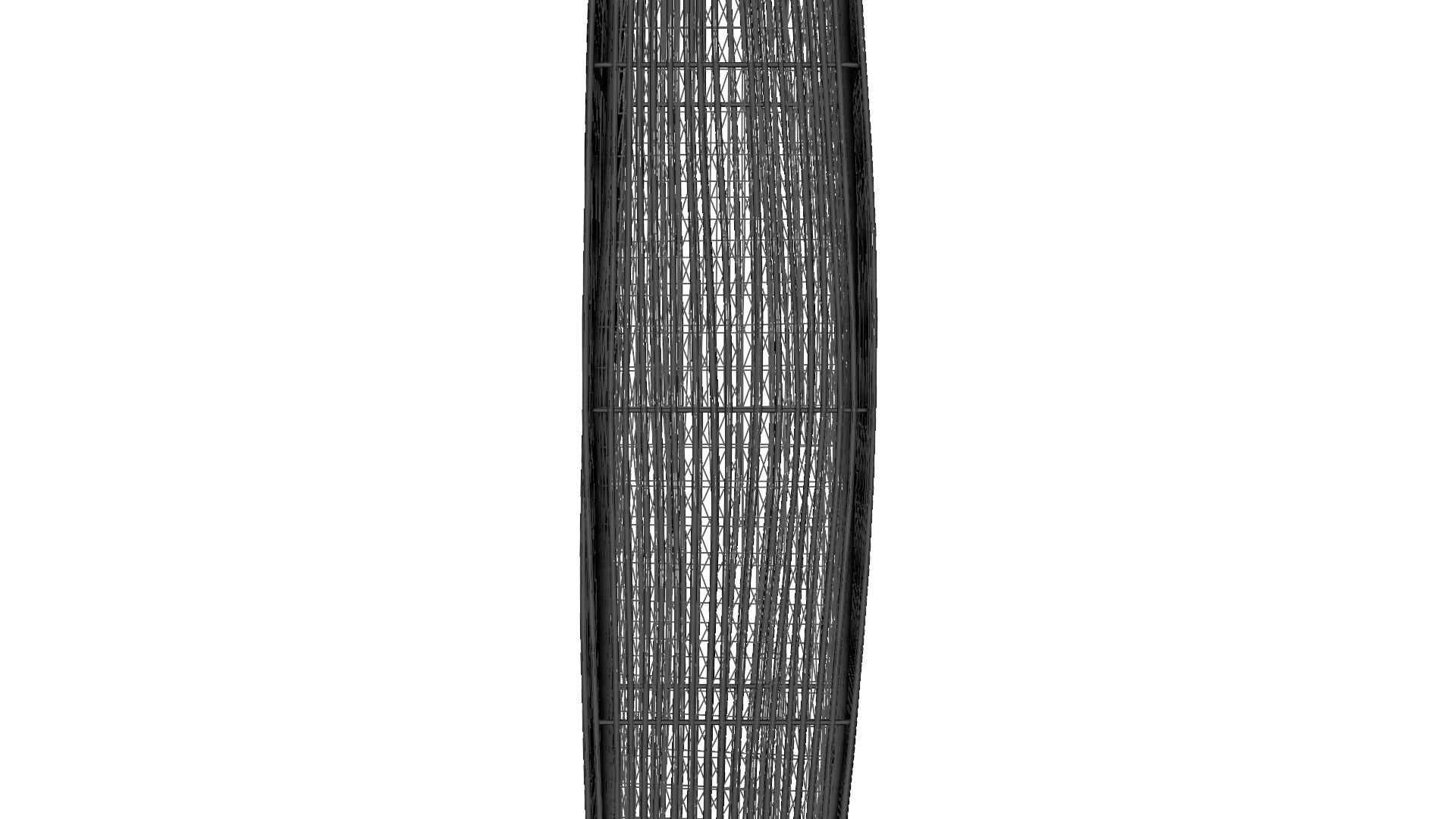 3D Bamboo Floor Lamp with E14 Sockets Light Low-poly 3D model_9