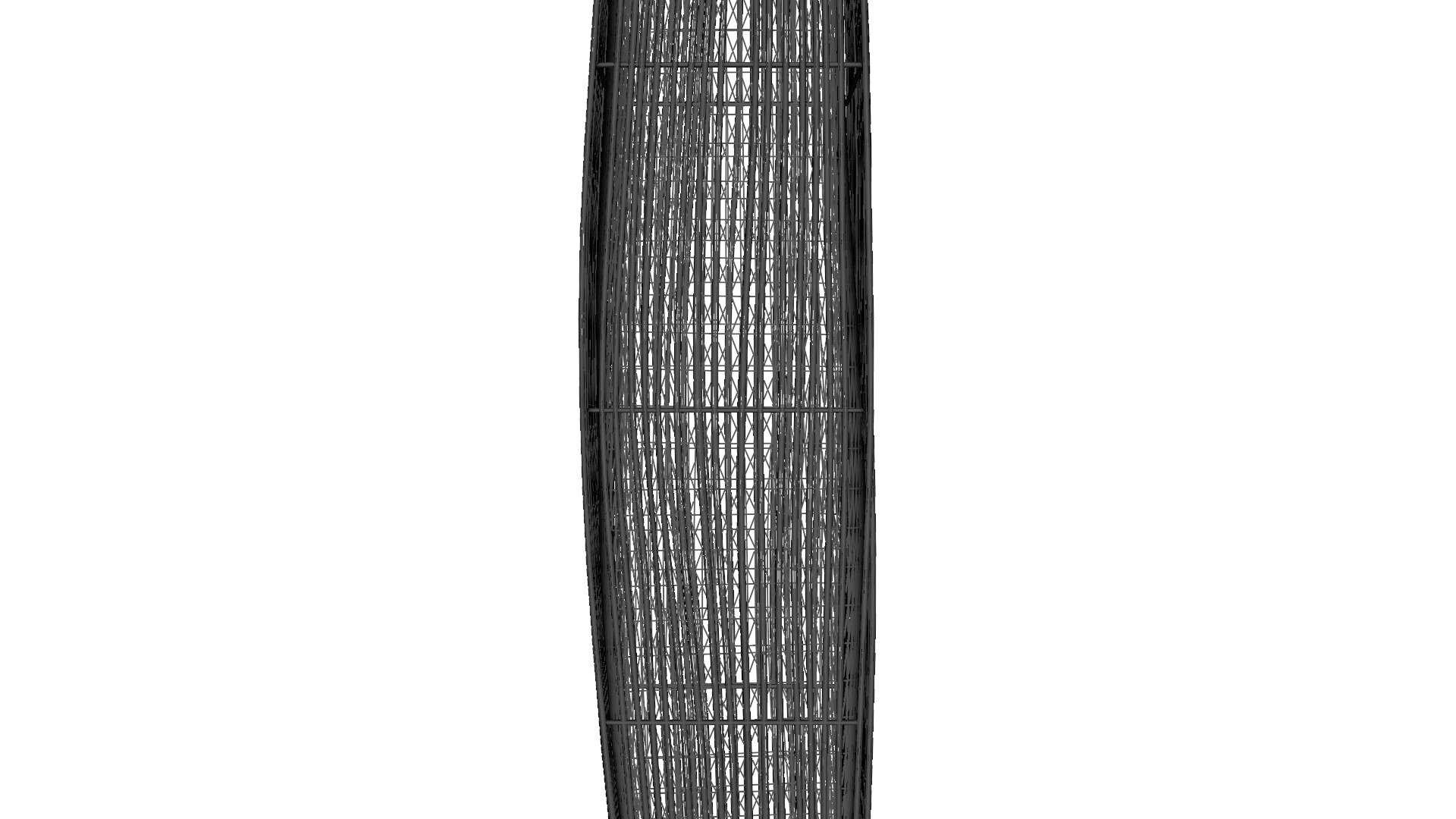 3D Bamboo Floor Lamp with E14 Sockets Light Low-poly 3D model_13