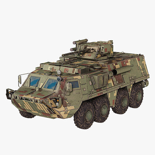 BTR 4 SPP Low-poly 3D model