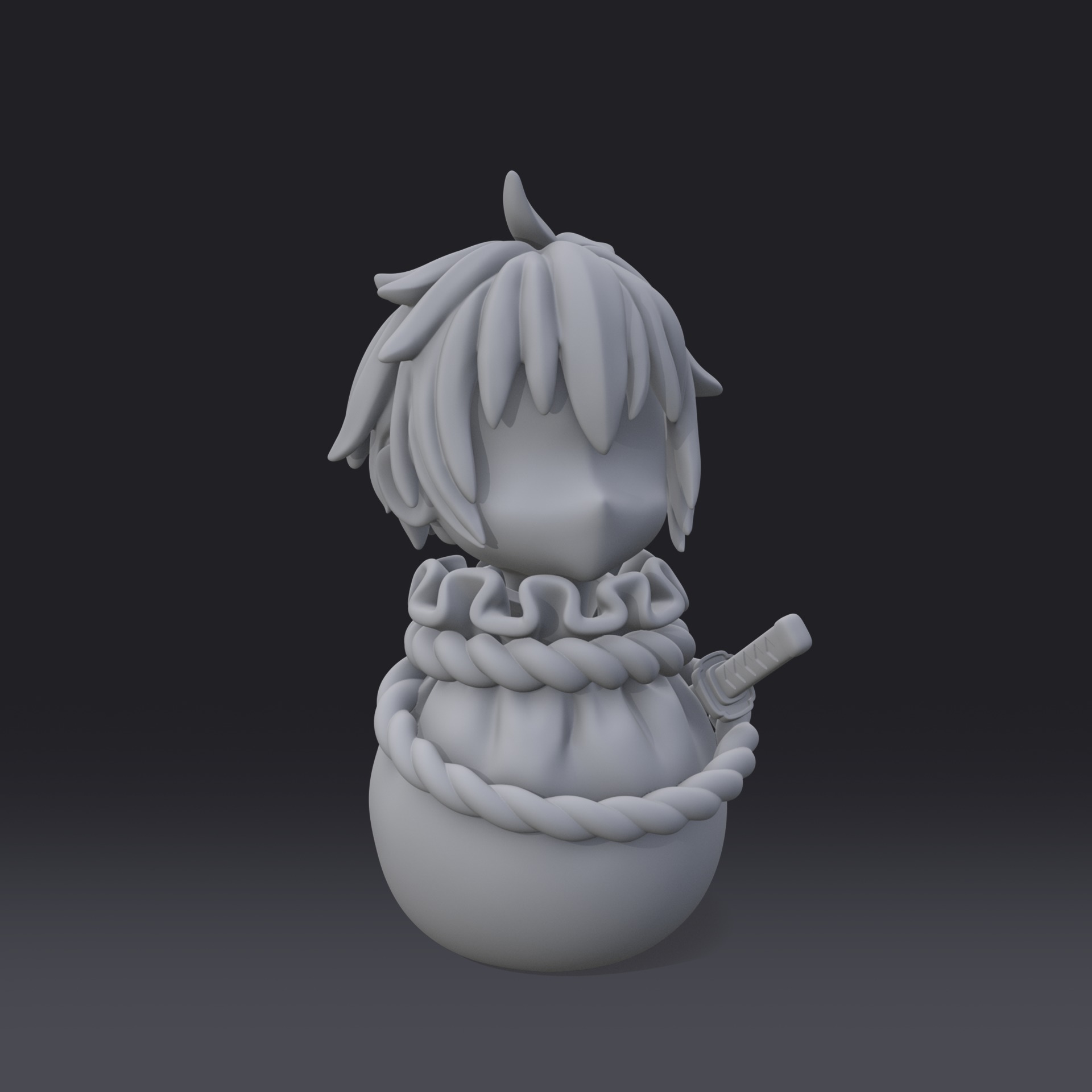 Kazuma in the bag 3D print model_6
