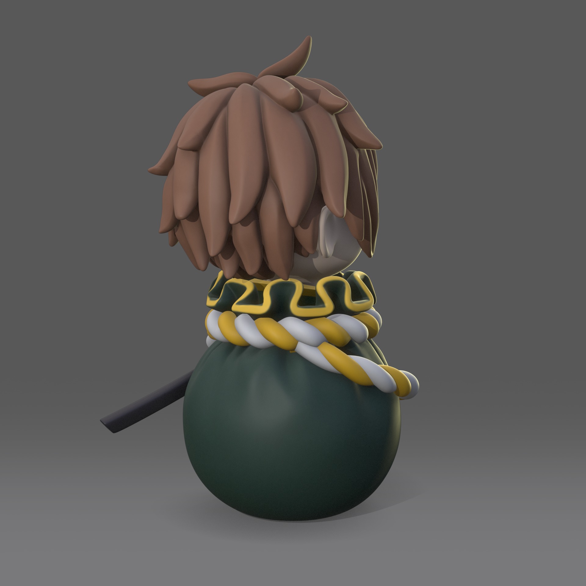 Kazuma in the bag 3D print model_3