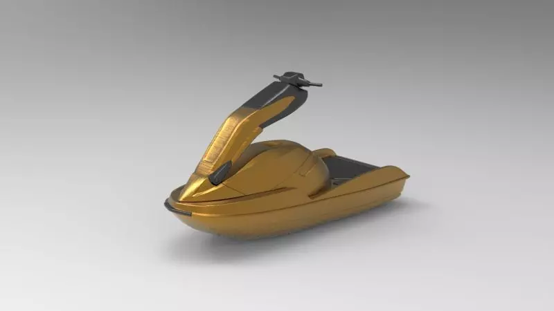 jet ski 3D model_0