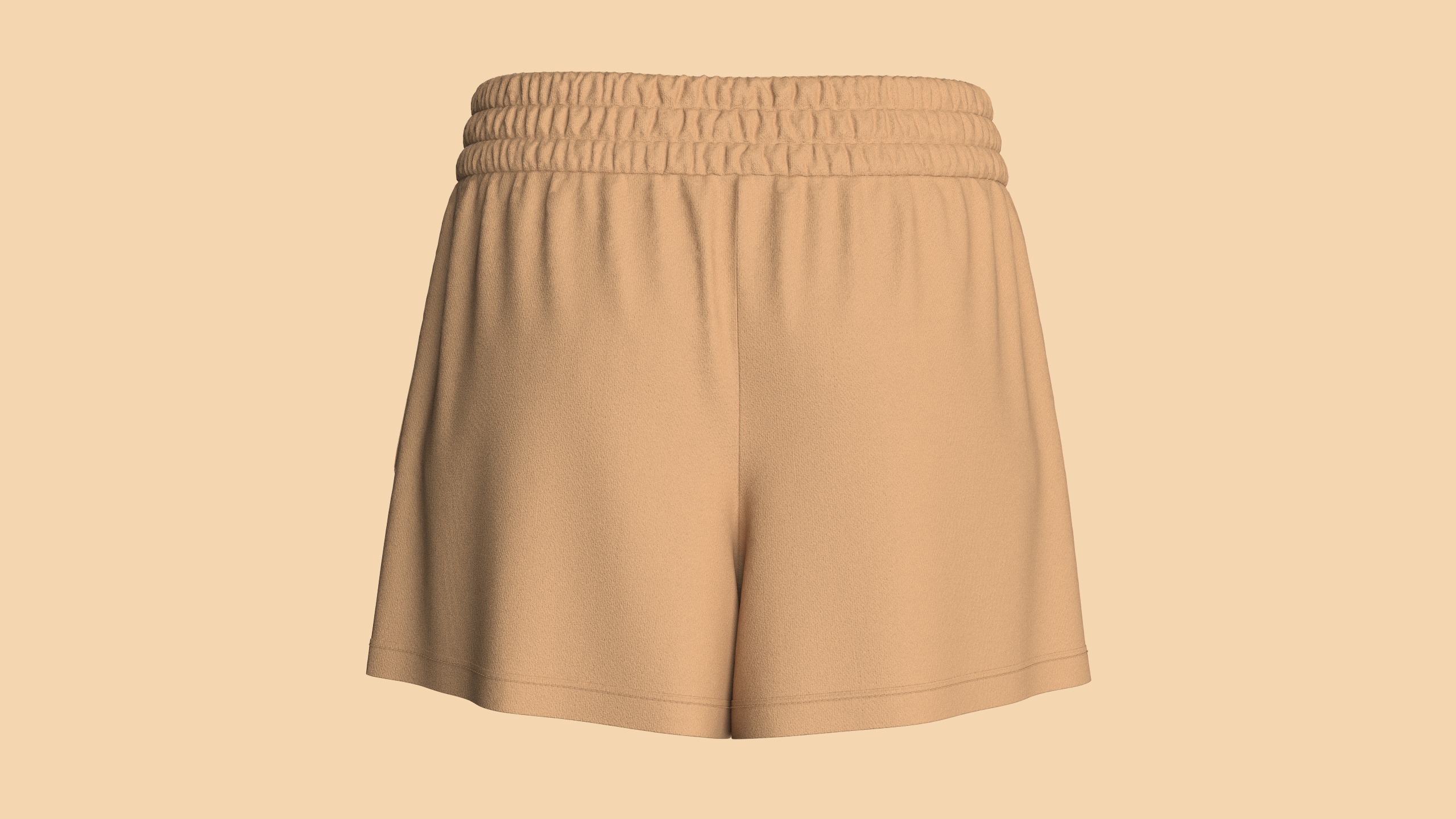 Girls Shorts 3D model_3