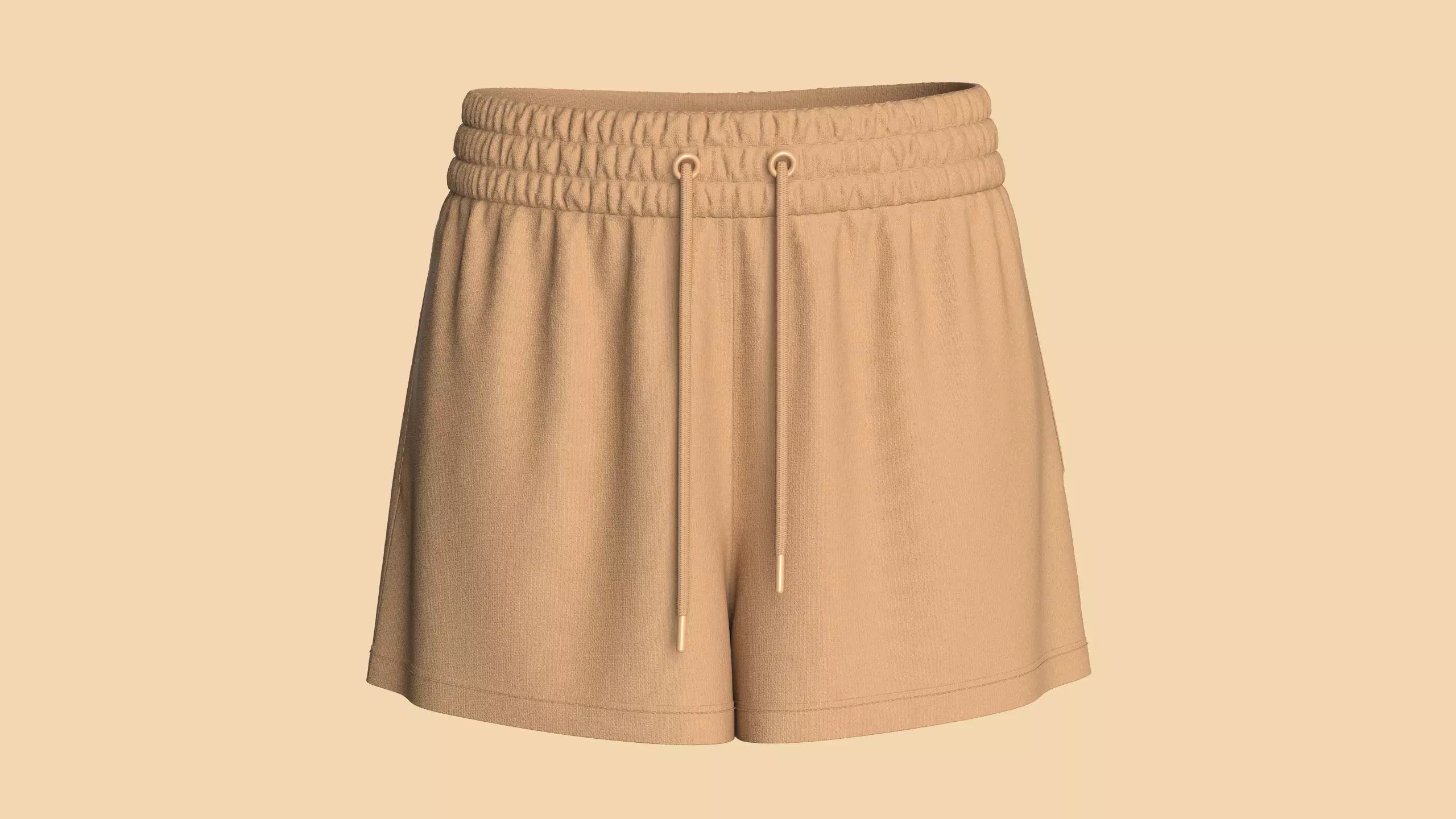 Girls Shorts 3D model_0