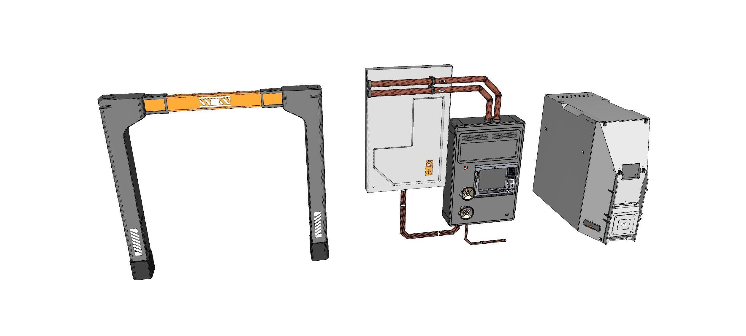 sci-fi Architecture kitbash 51 3D model_16
