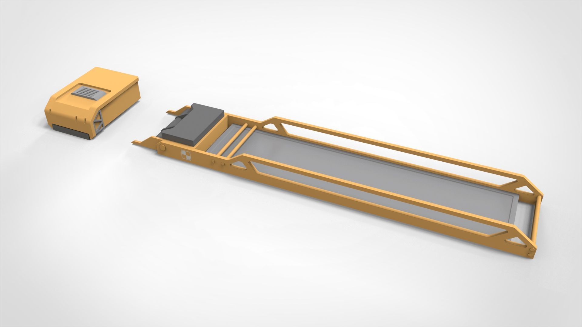 sci-fi Architecture kitbash 51 3D model_9