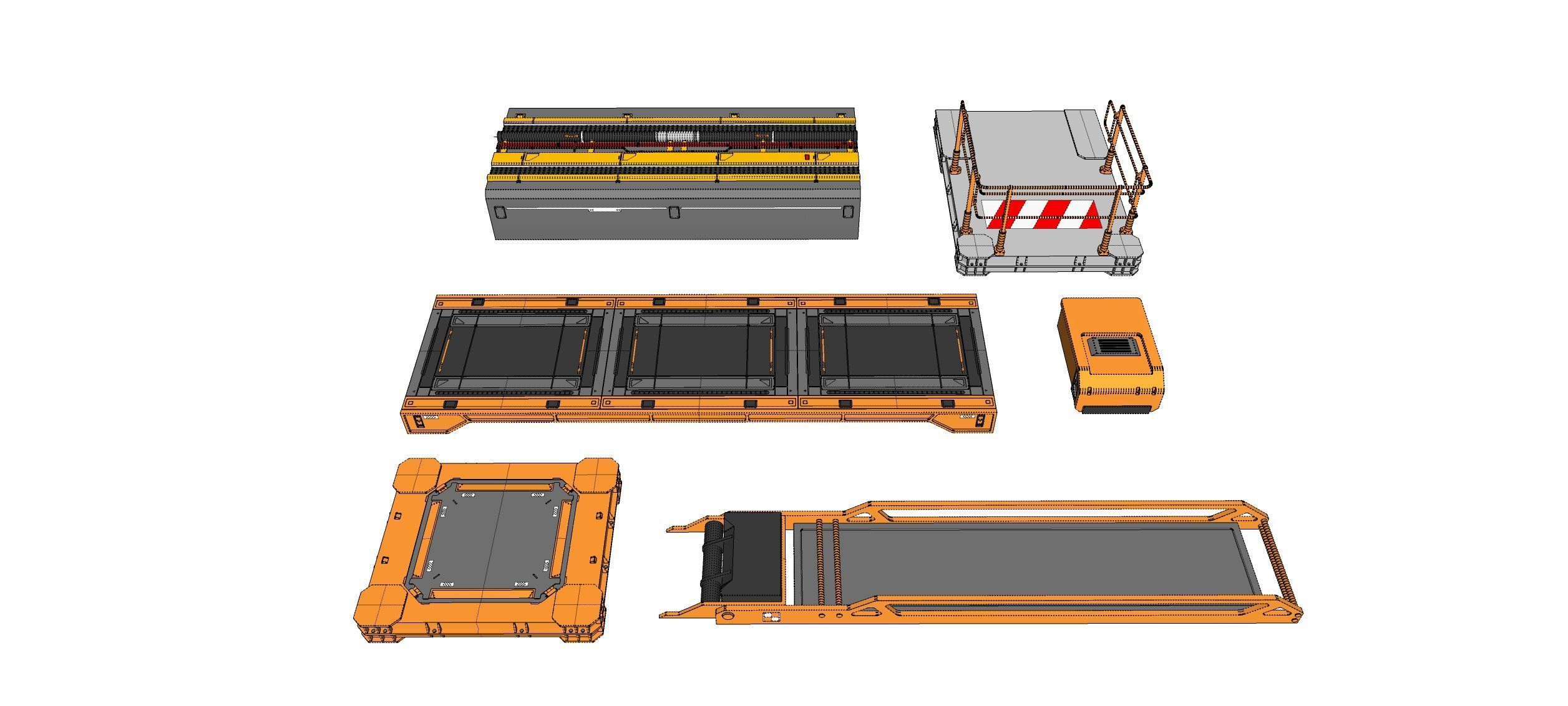 sci-fi Architecture kitbash 51 3D model_19