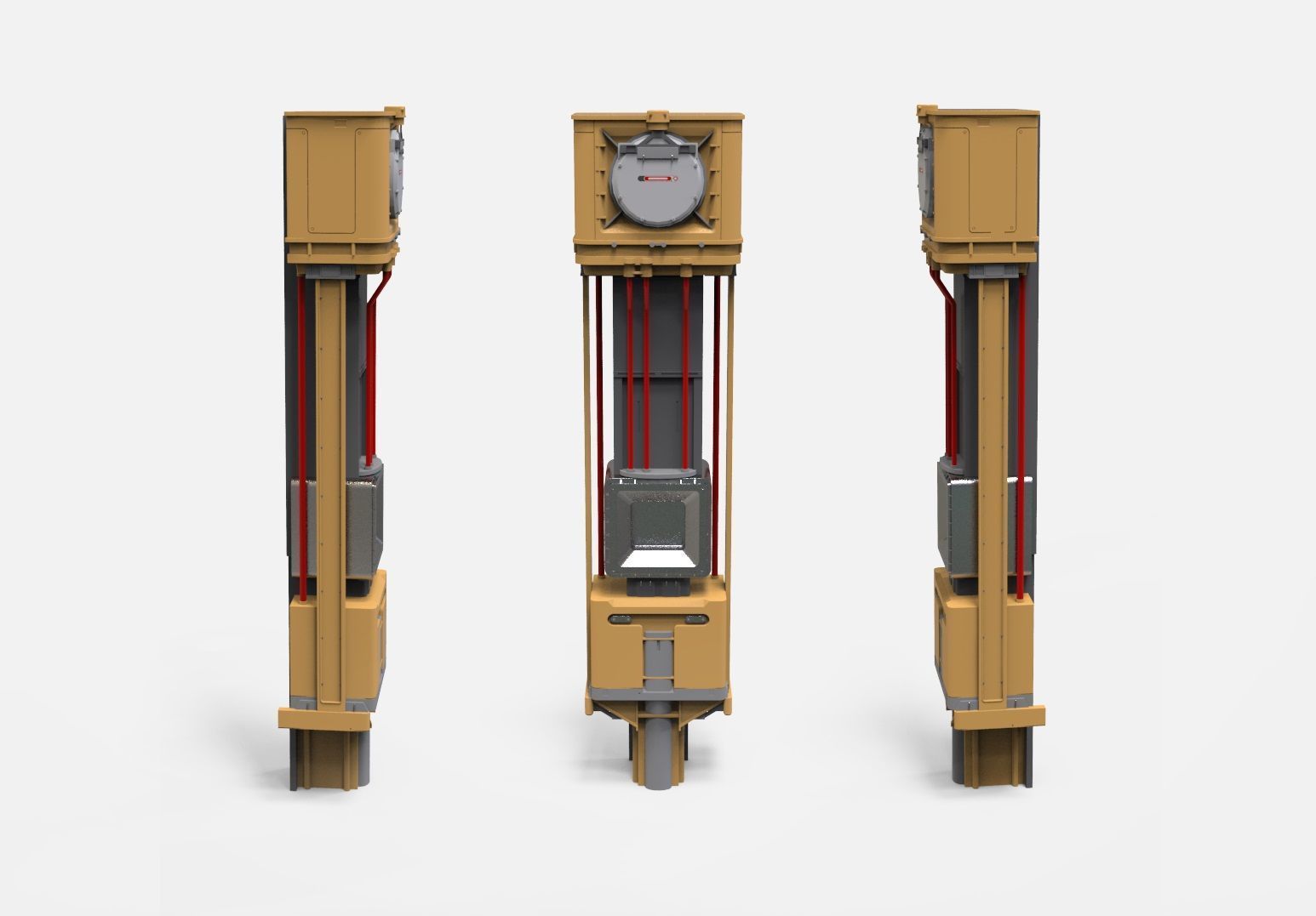 sci-fi Architecture kitbash 51 3D model_2