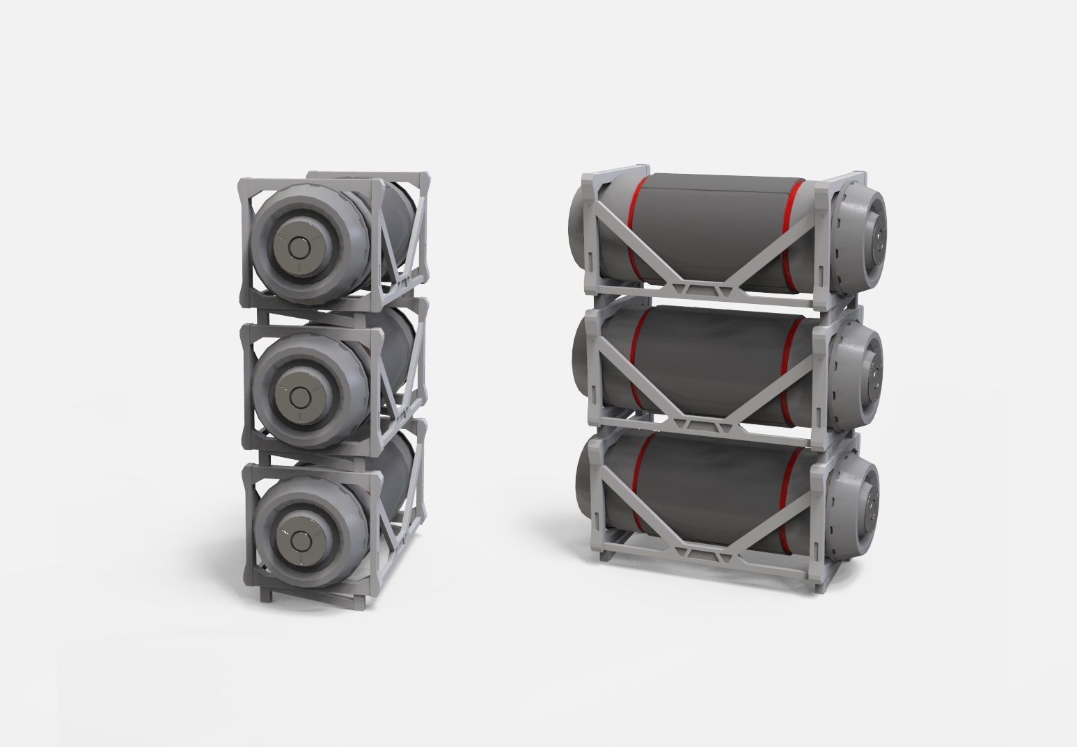 sci-fi Architecture kitbash 51 3D model_3