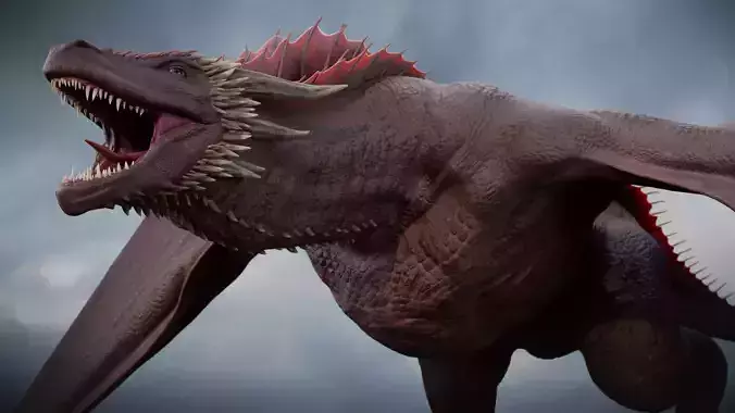 Game of Thrones Dragon -  3D model