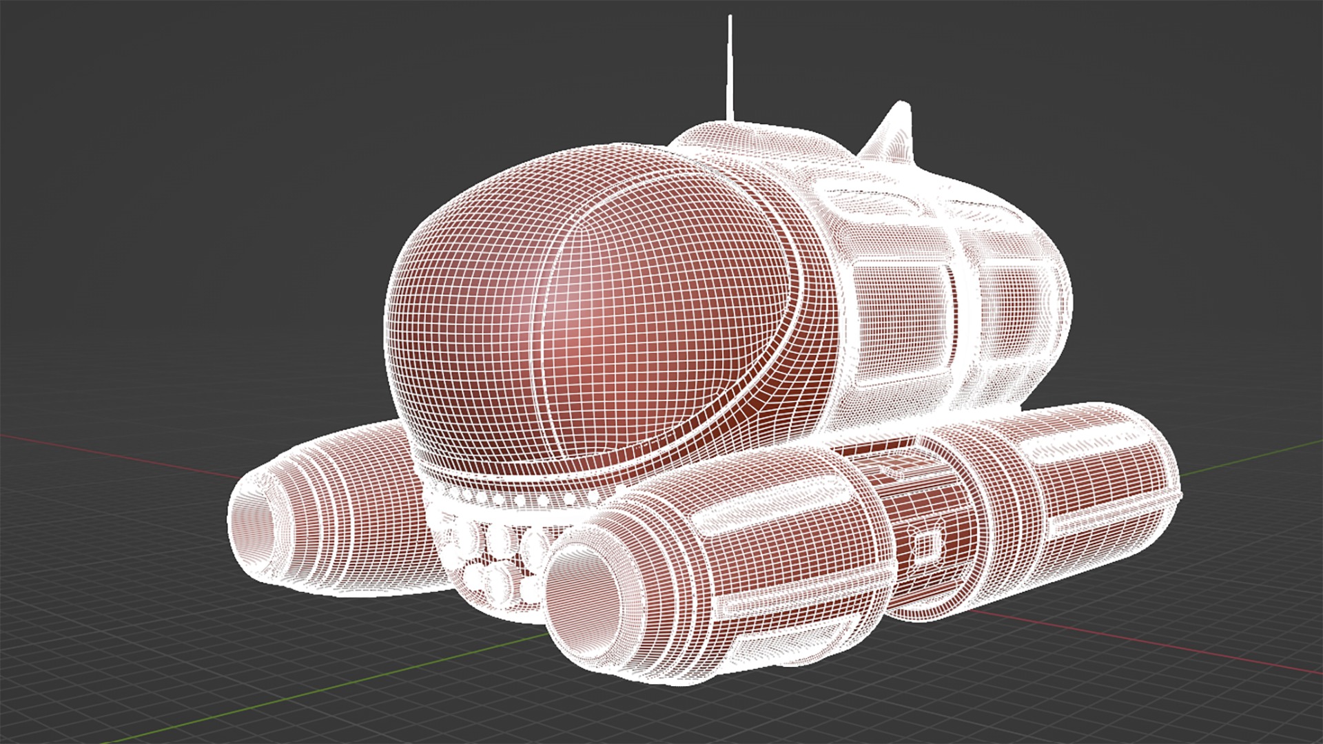 Tourist Submersible with Bubble-Shaped Cockpit 3D model_13