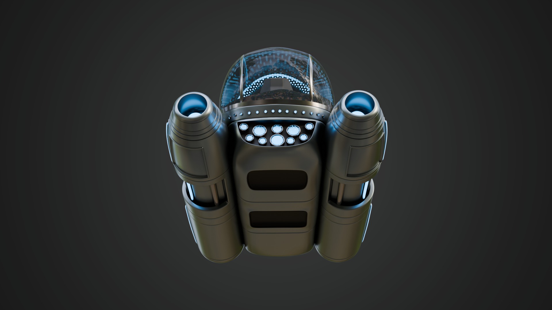 Tourist Submersible with Bubble-Shaped Cockpit 3D model_8