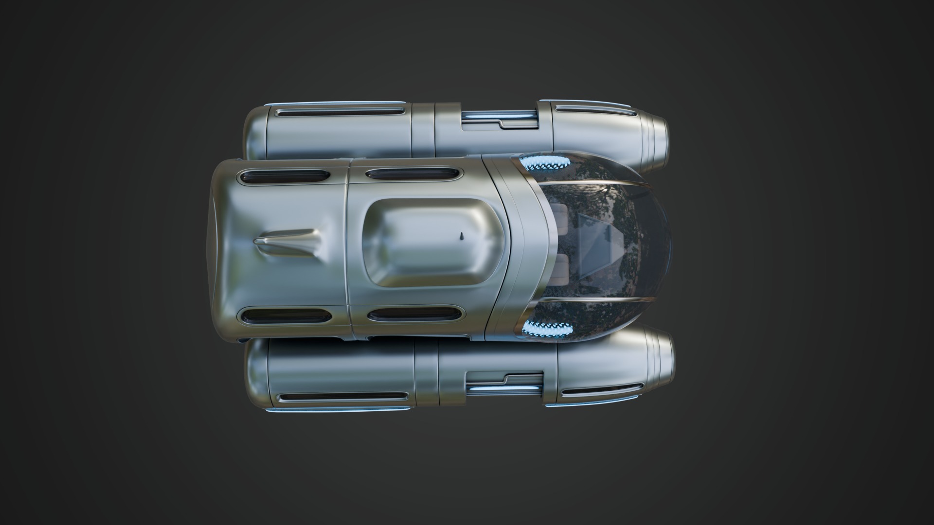 Tourist Submersible with Bubble-Shaped Cockpit 3D model_7