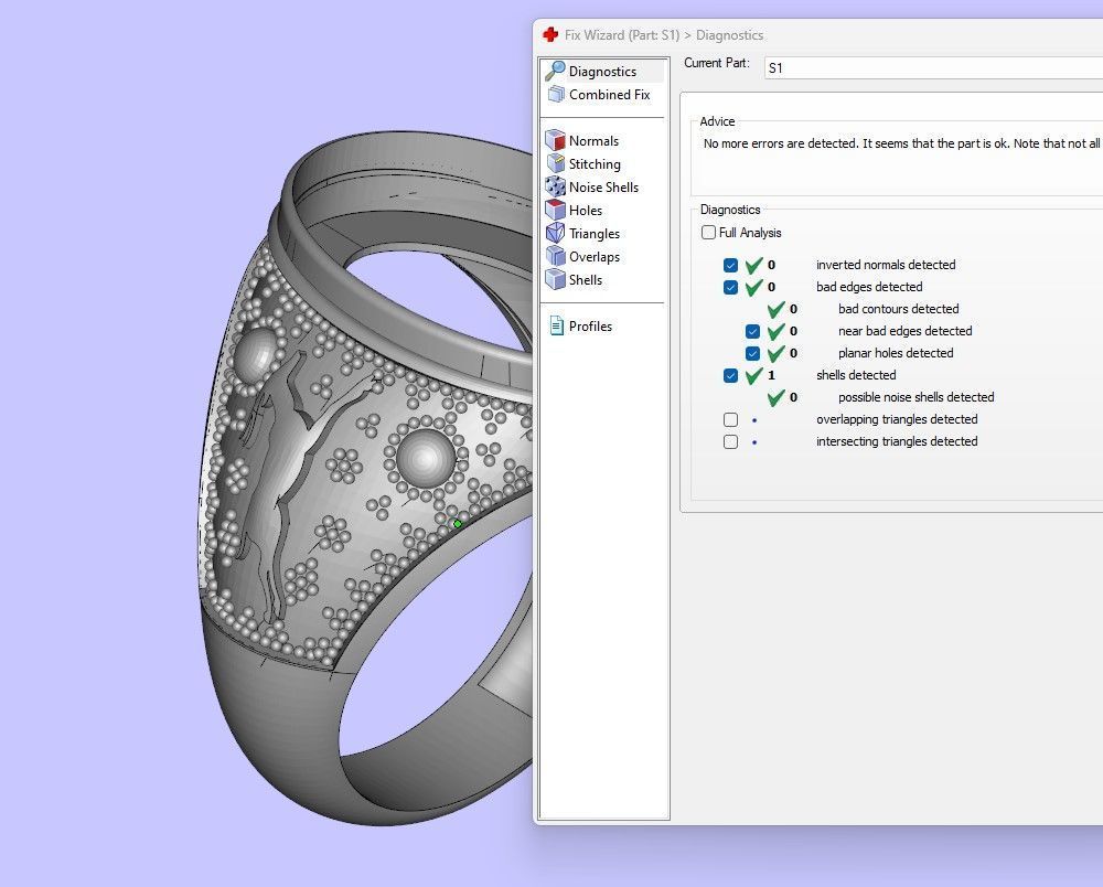 Men Oval Ring 3D print model_2