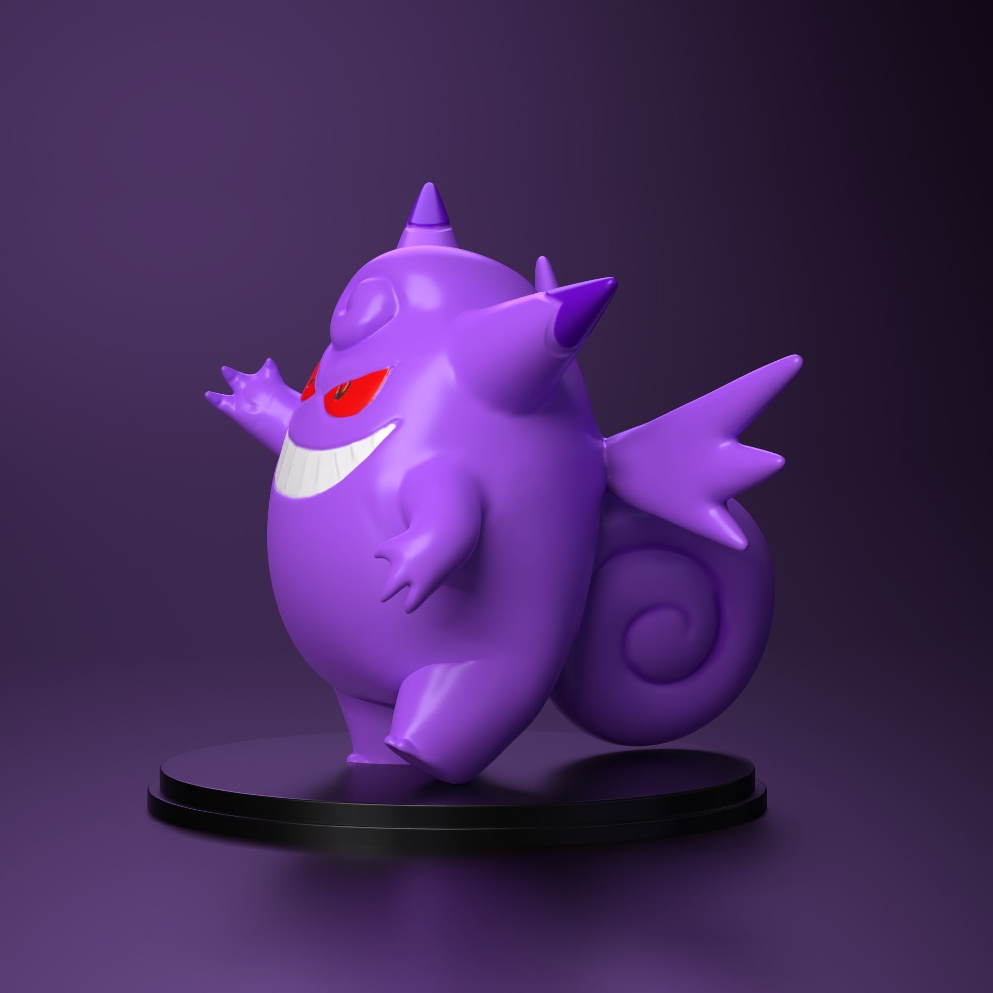Clefable pokemon 3D print model_3