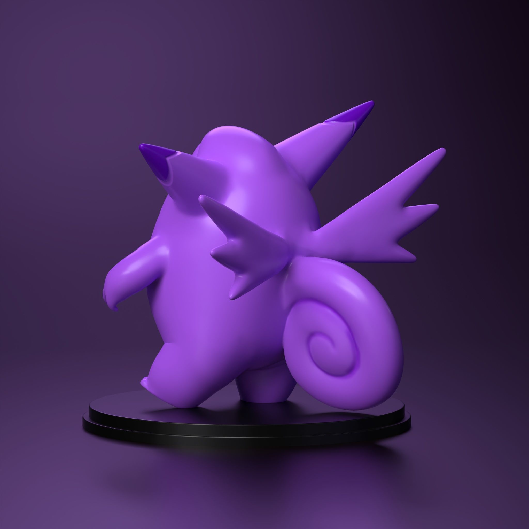 Clefable pokemon 3D print model_4