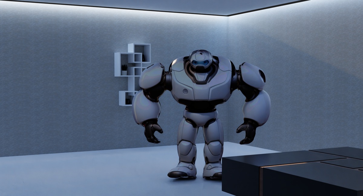 Robot-001- 3D model_4