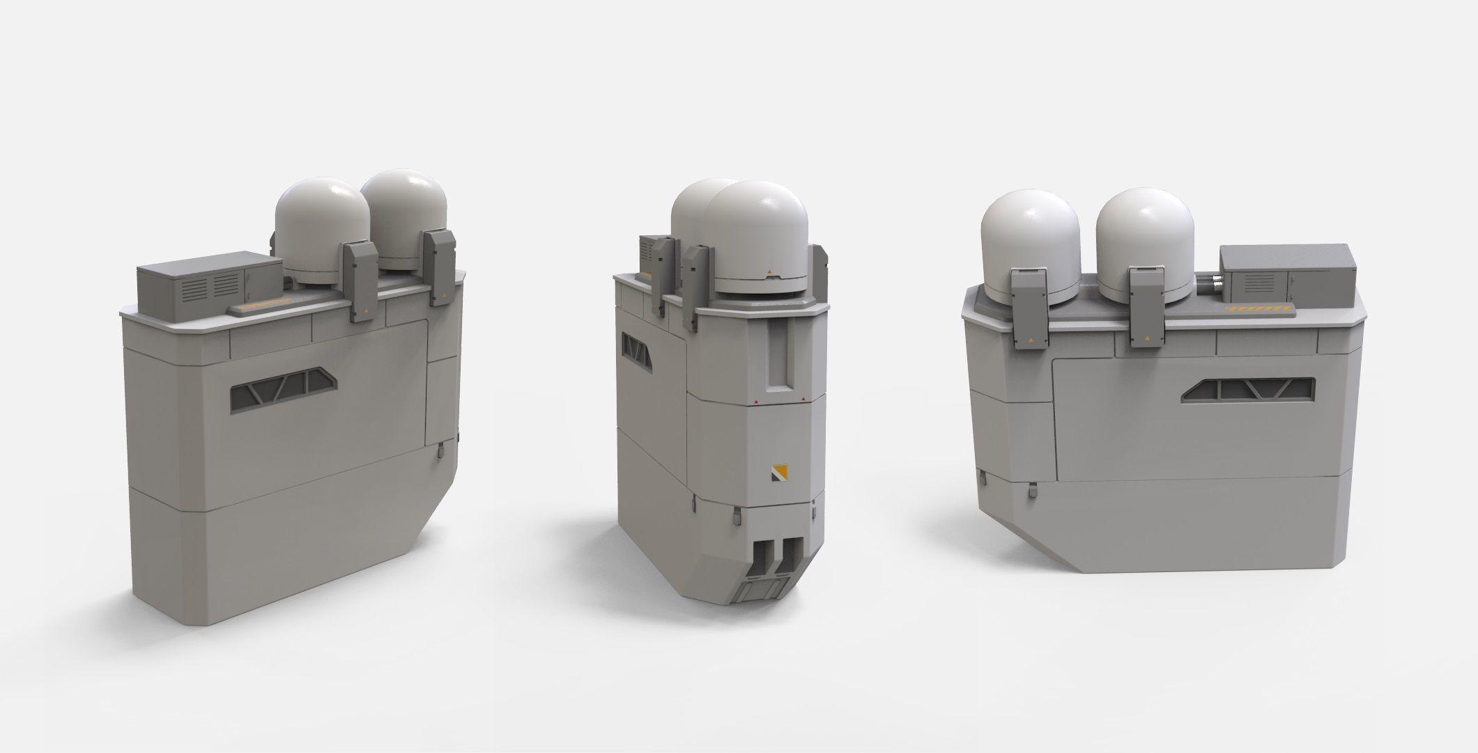 sci-fi Architecture kitbash 50 3D model_6