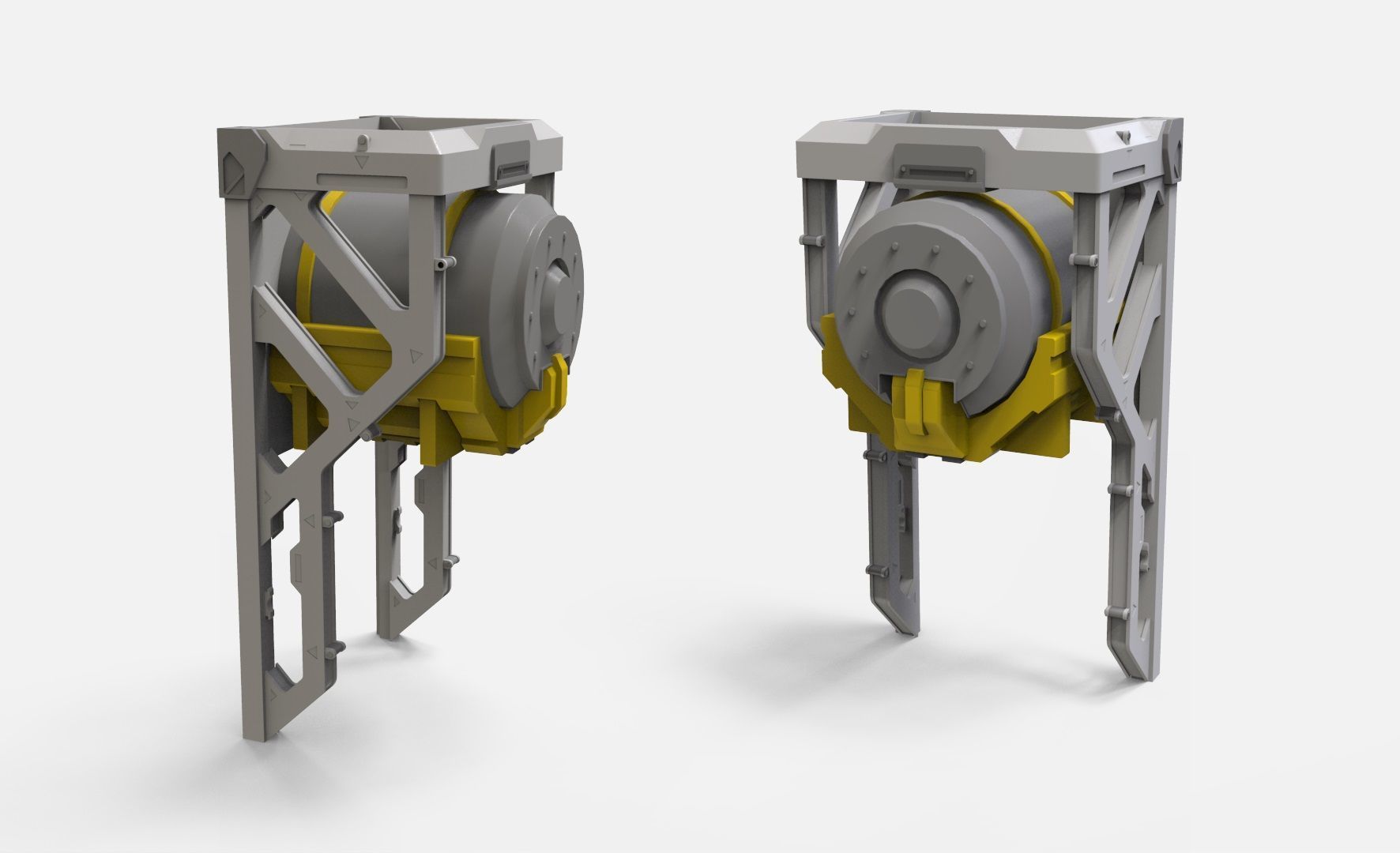 sci-fi Architecture kitbash 50 3D model_17