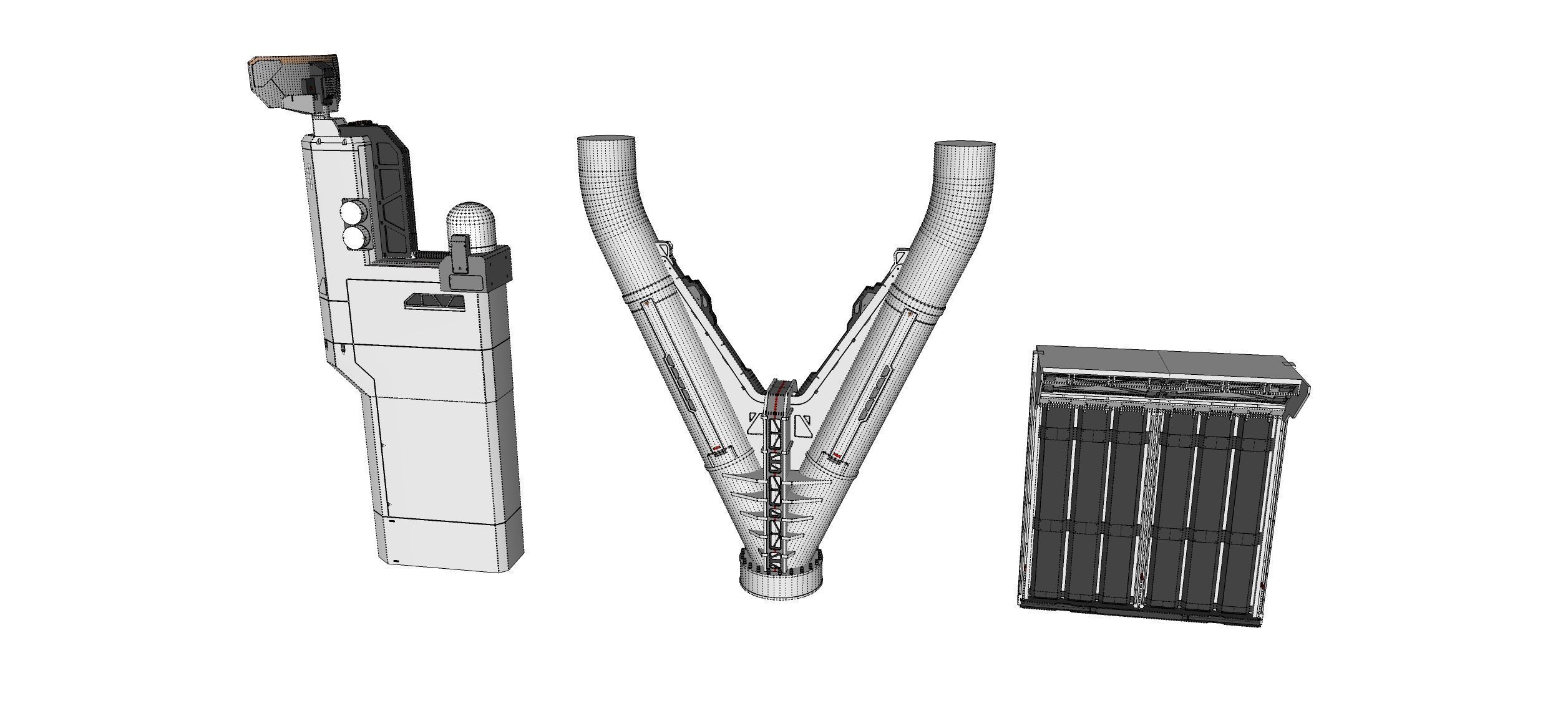 sci-fi Architecture kitbash 50 3D model_21