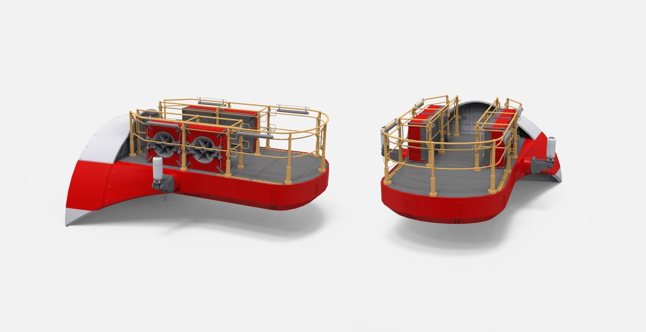 sci-fi Architecture kitbash 50 3D model_12