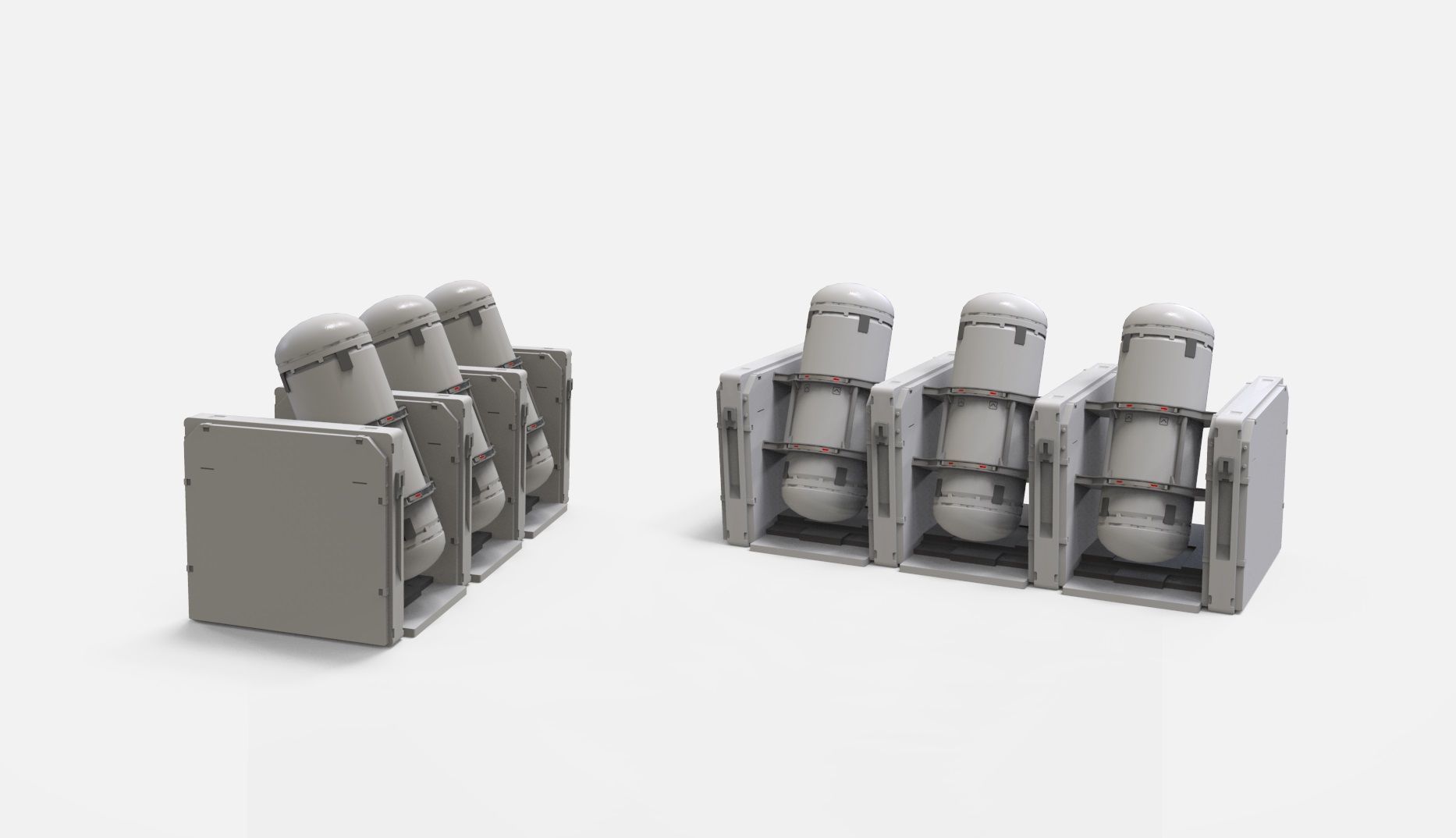 sci-fi Architecture kitbash 50 3D model_11