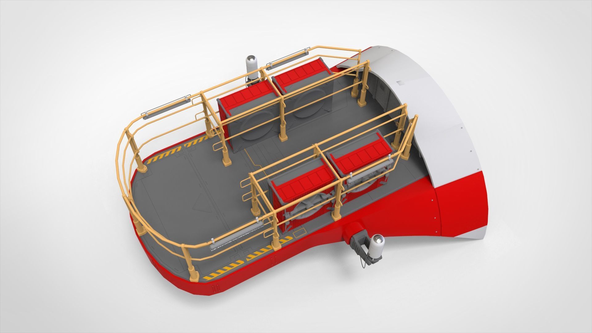 sci-fi Architecture kitbash 50 3D model_13