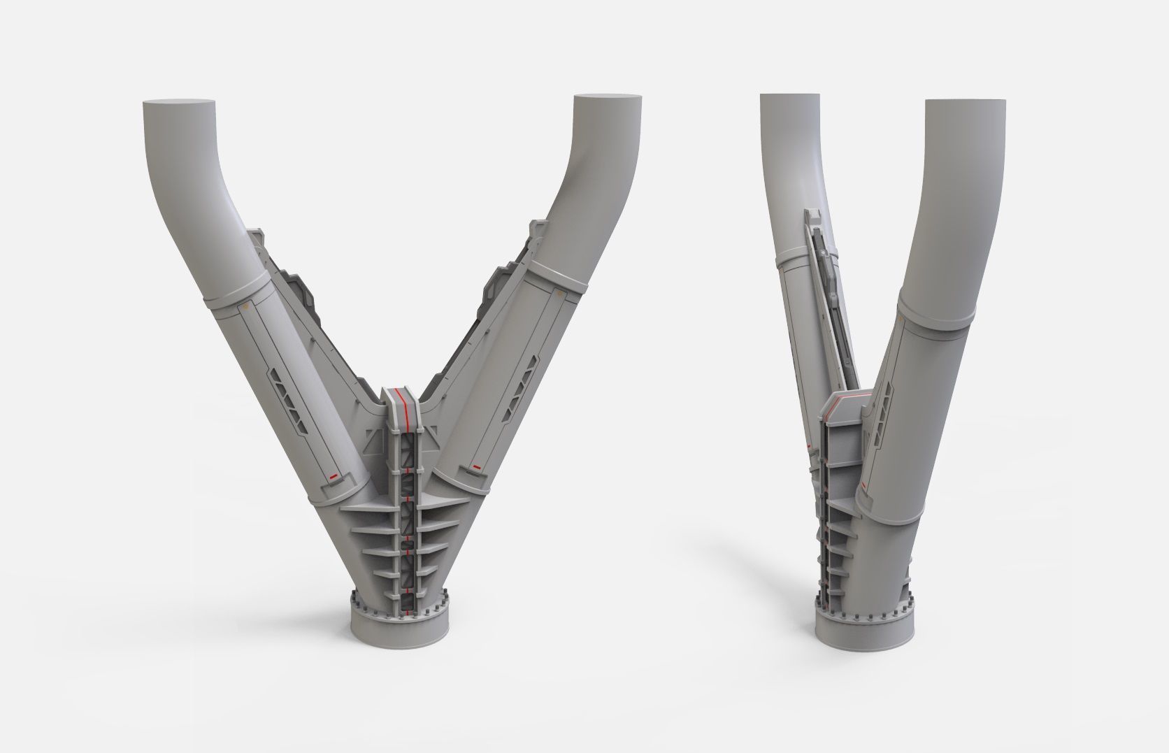 sci-fi Architecture kitbash 50 3D model_3