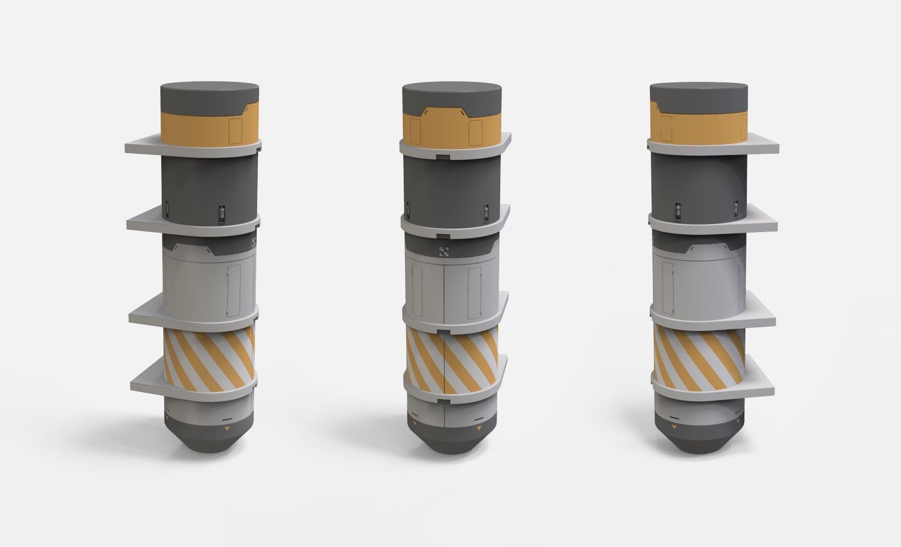 sci-fi Architecture kitbash 50 3D model_18