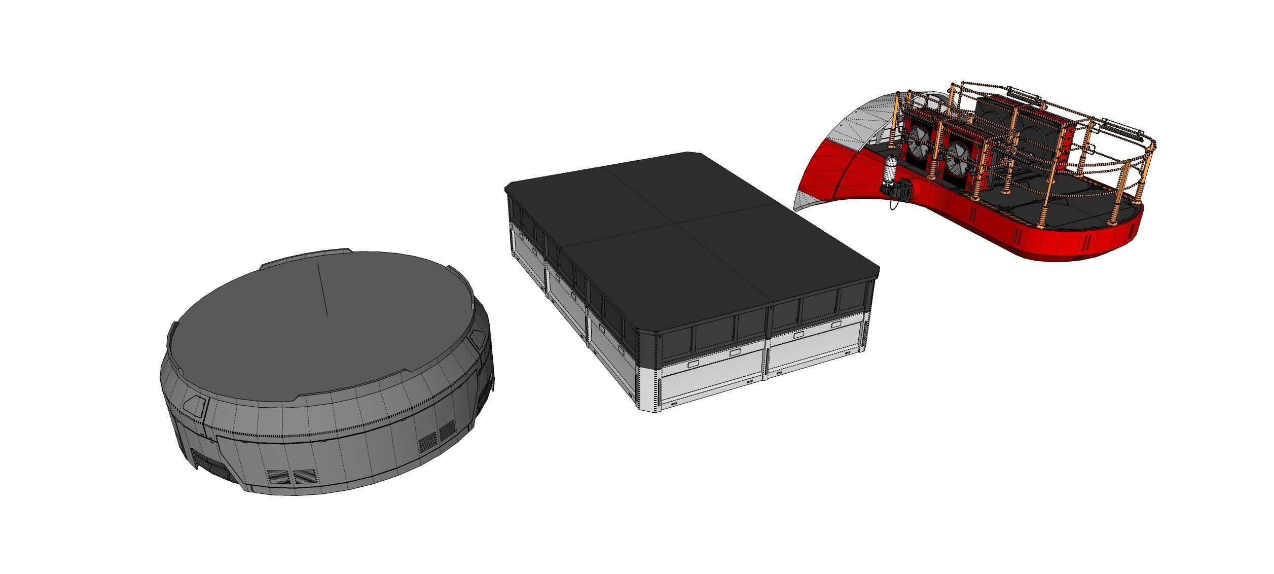 sci-fi Architecture kitbash 50 3D model_26