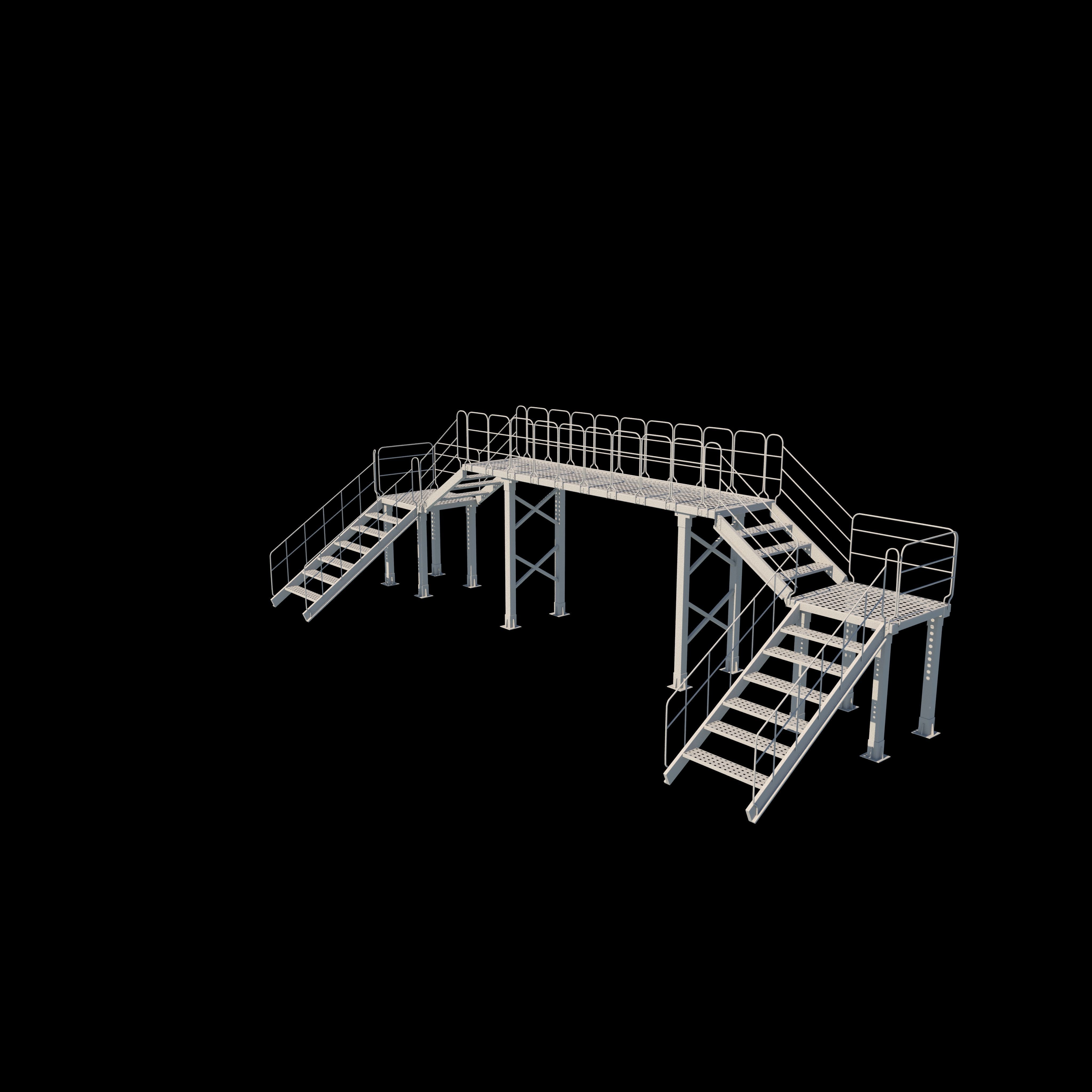 Industrial Bridge 3D model_13