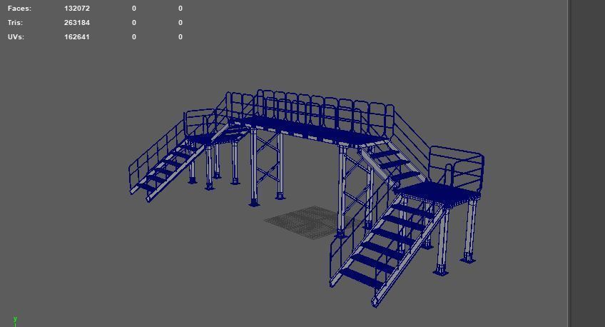 Industrial Bridge 3D model_14