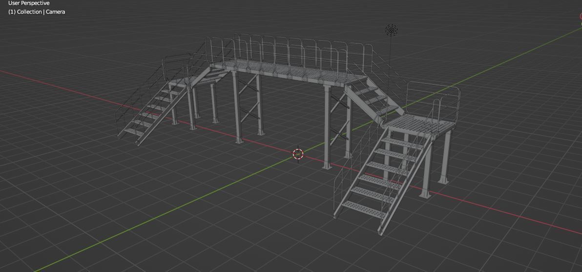 Industrial Bridge 3D model_17